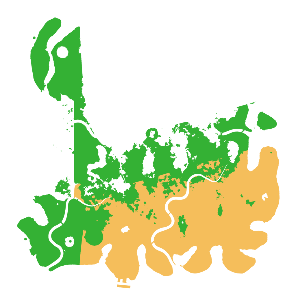 Biome Rust Map: Procedural Map, Size: 4500, Seed: 1639697369