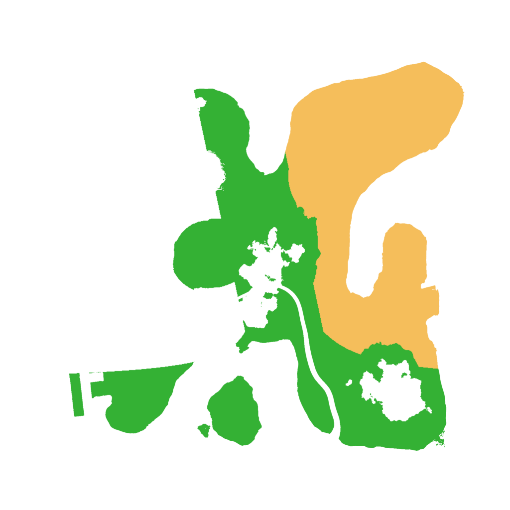 Biome Rust Map: Procedural Map, Size: 2000, Seed: 200