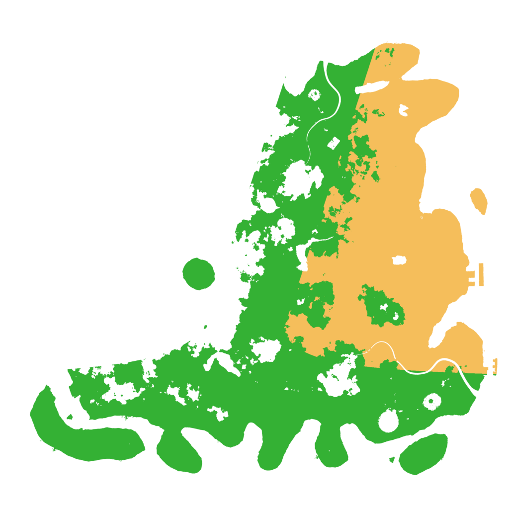 Biome Rust Map: Procedural Map, Size: 4500, Seed: 2638114