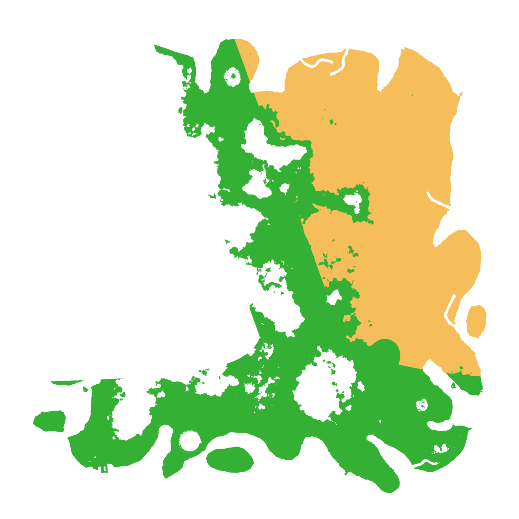 Biome Rust Map: Procedural Map, Size: 4500, Seed: 3524733
