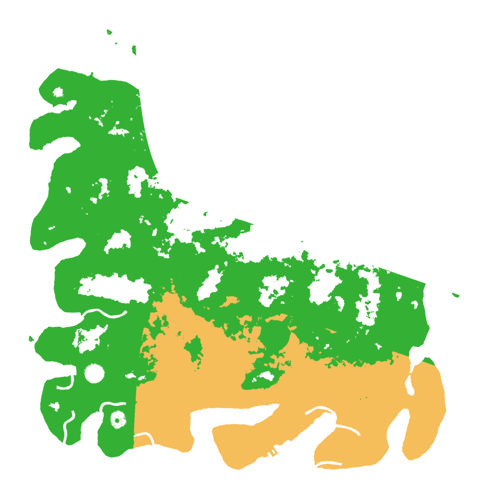 Biome Rust Map: Procedural Map, Size: 4500, Seed: 3954187