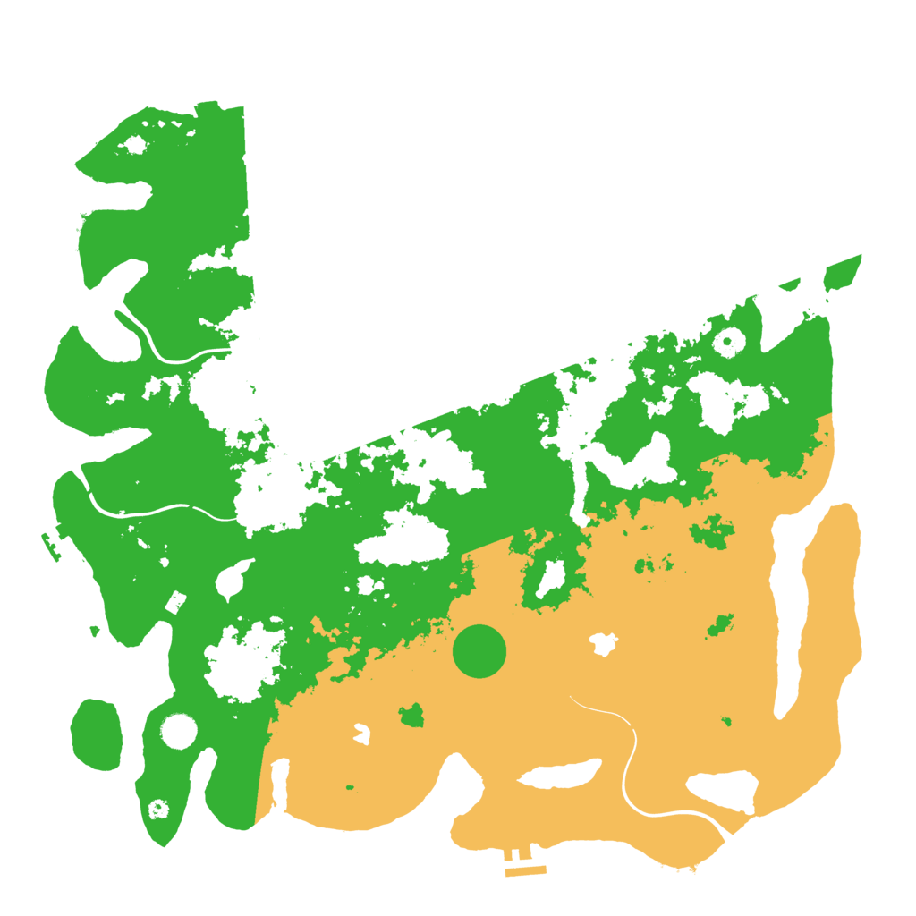 Biome Rust Map: Procedural Map, Size: 4500, Seed: 1660018
