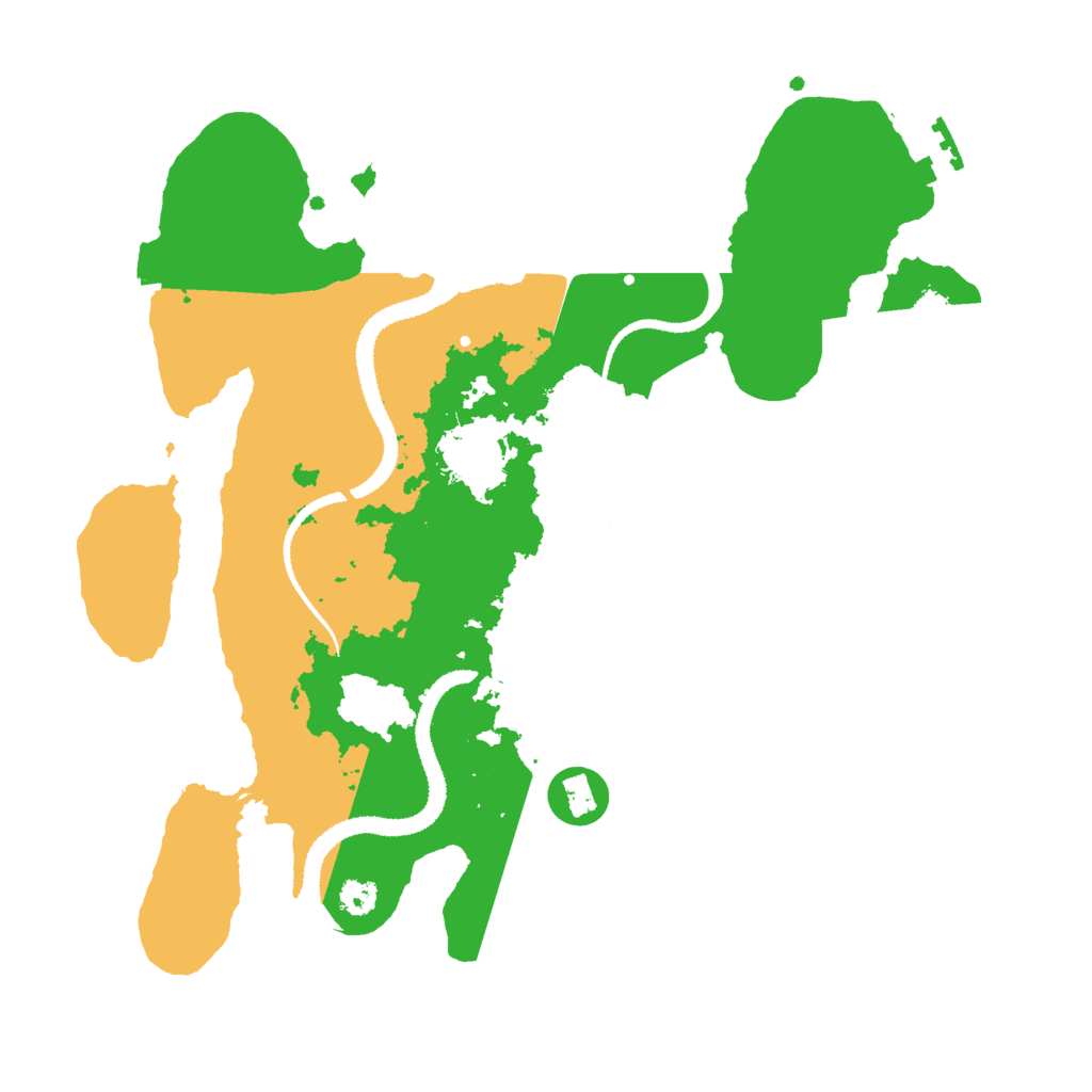 Biome Rust Map: Procedural Map, Size: 3000, Seed: 999164993