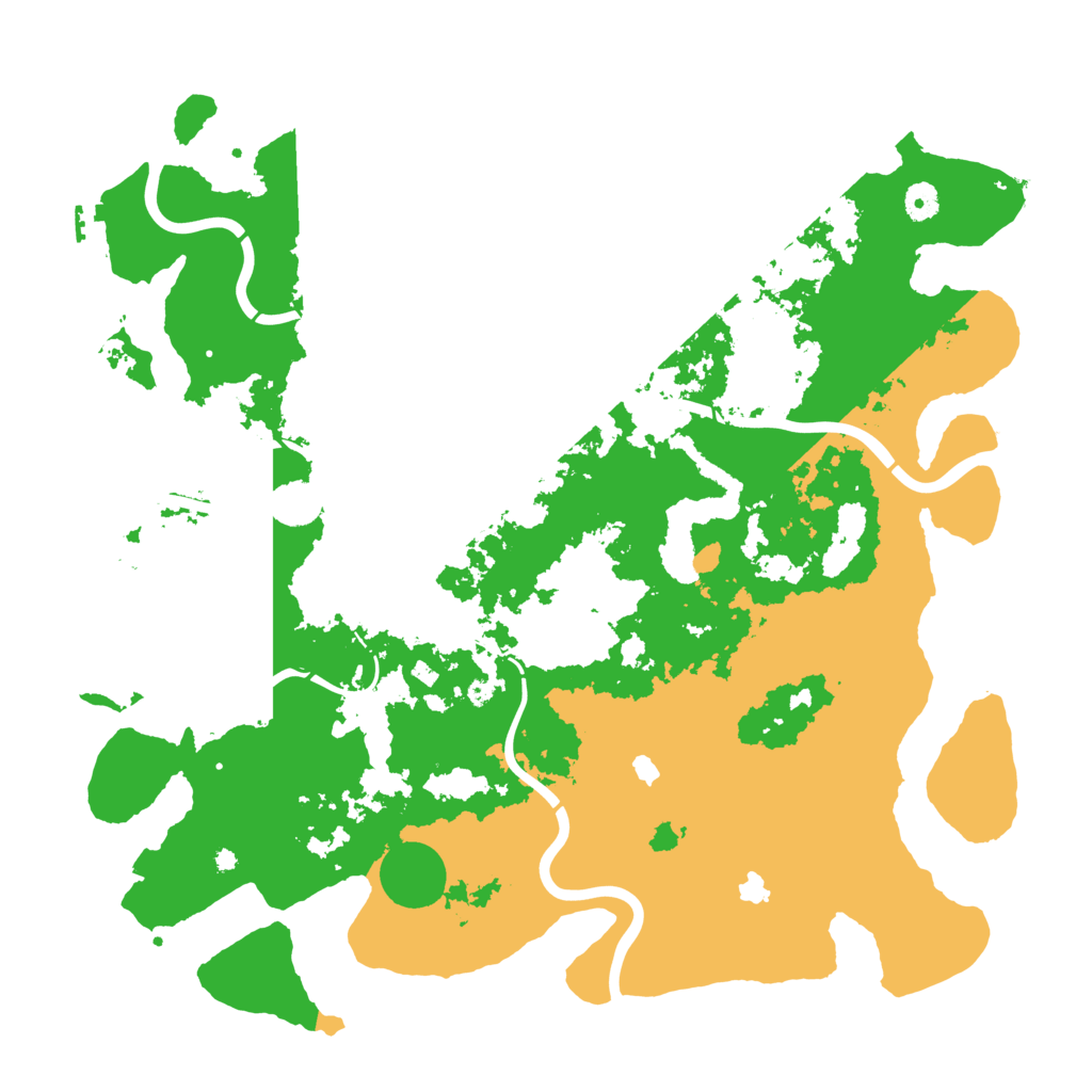 Biome Rust Map: Procedural Map, Size: 4500, Seed: 4506804