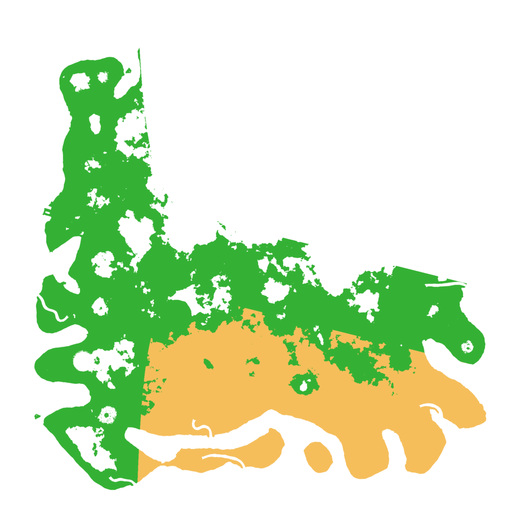 Biome Rust Map: Procedural Map, Size: 4500, Seed: 1751389