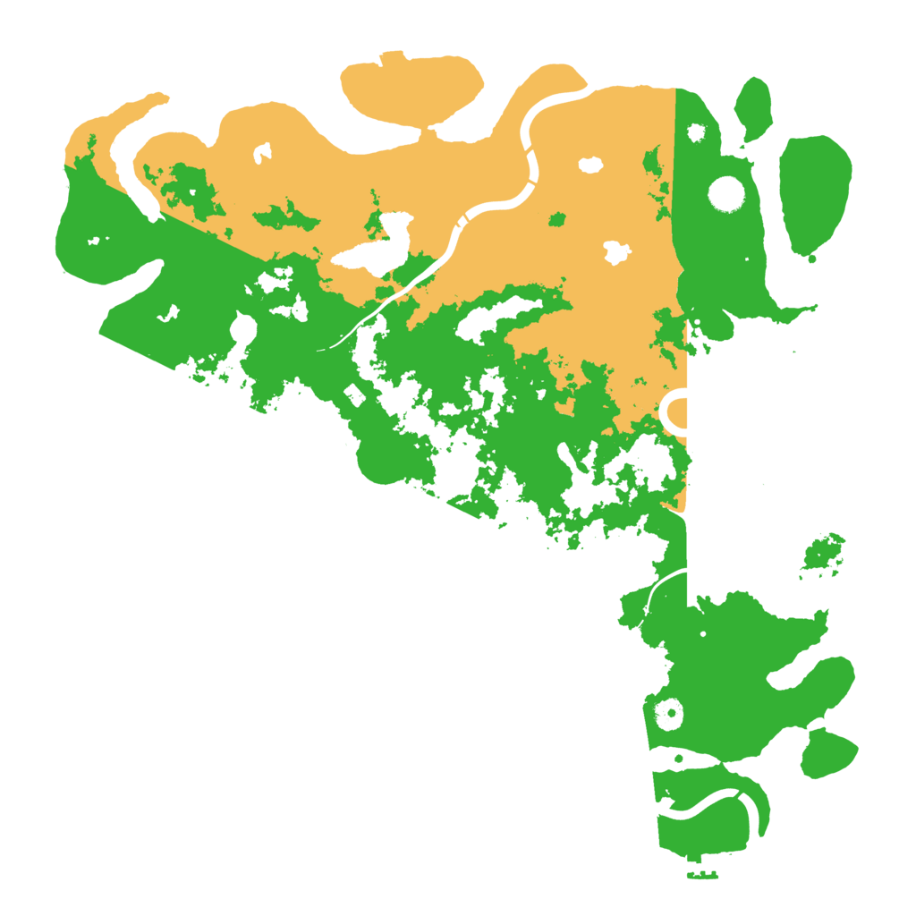 Biome Rust Map: Procedural Map, Size: 4500, Seed: 2527765