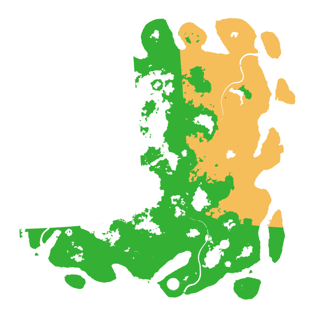 Biome Rust Map: Procedural Map, Size: 4500, Seed: 6116482