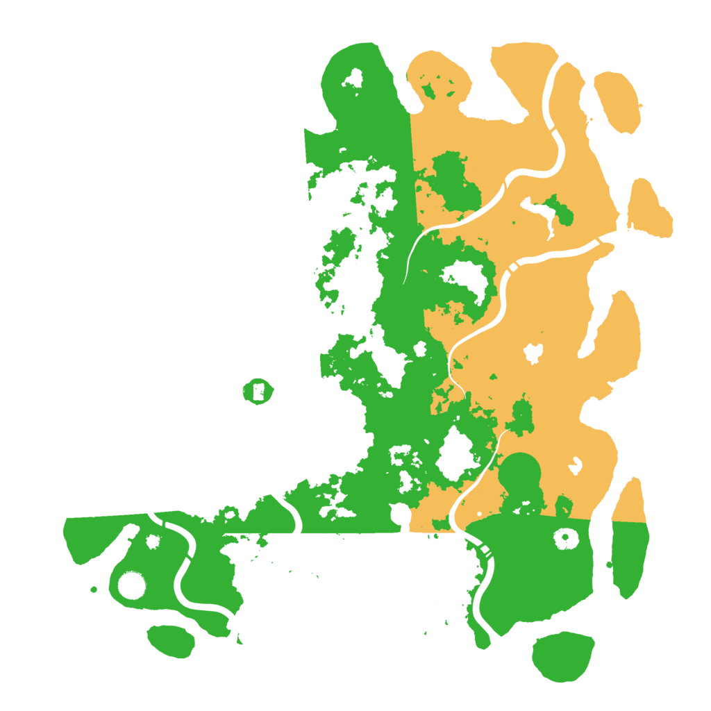Biome Rust Map: Procedural Map, Size: 4500, Seed: 6116482