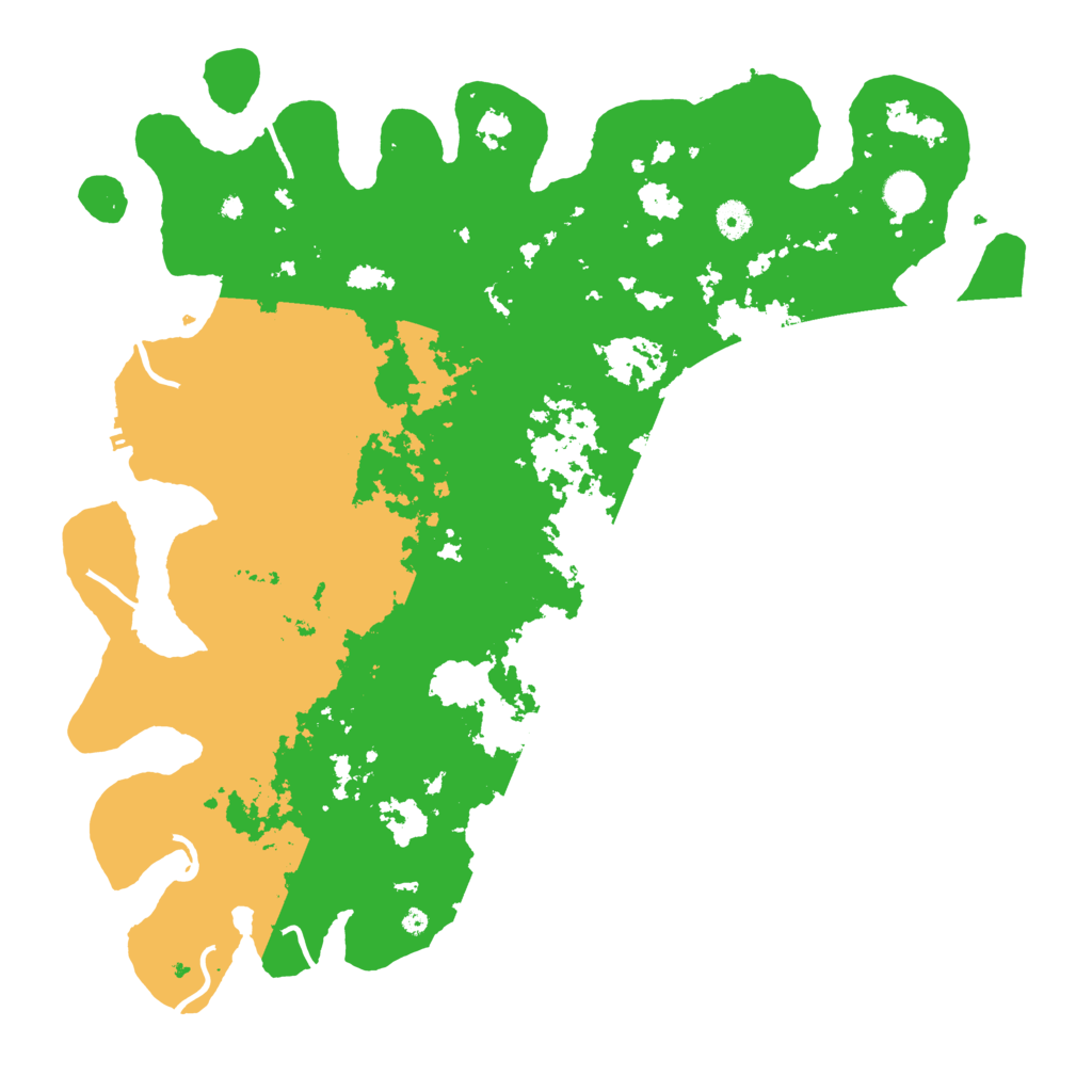 Biome Rust Map: Procedural Map, Size: 4500, Seed: 4704340