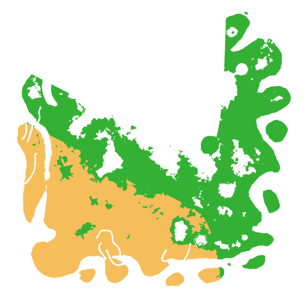 Biome Rust Map: Procedural Map, Size: 4500, Seed: 1417511