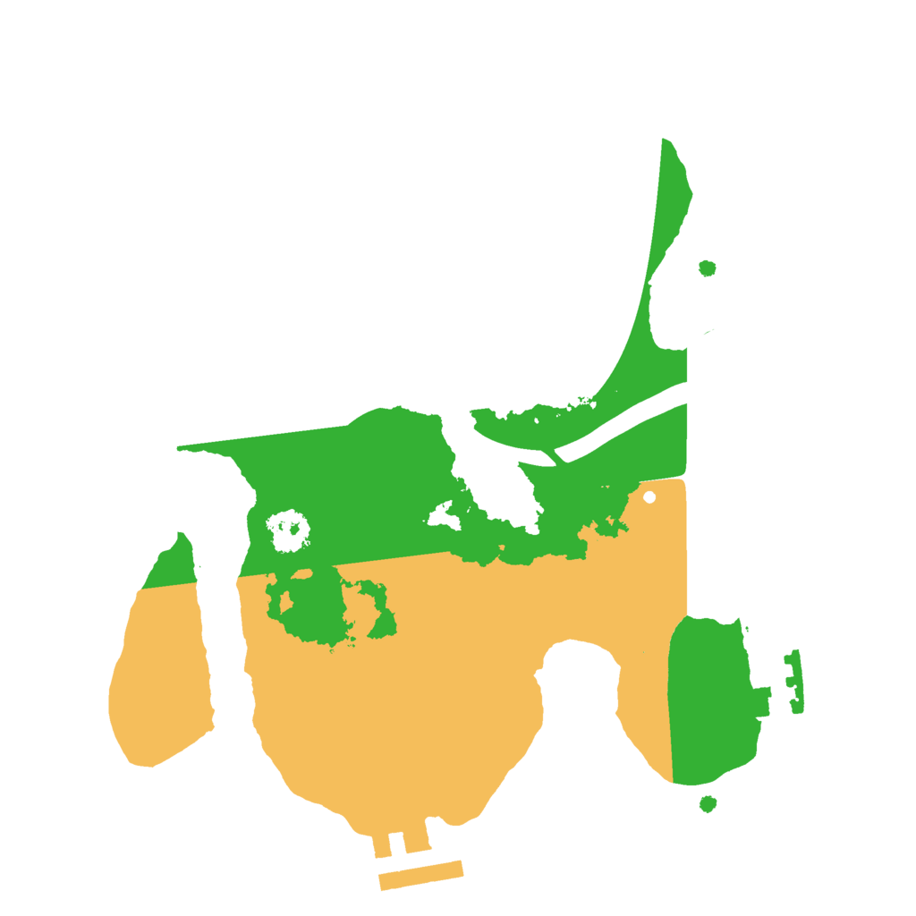 Biome Rust Map: Procedural Map, Size: 2200, Seed: 656499237