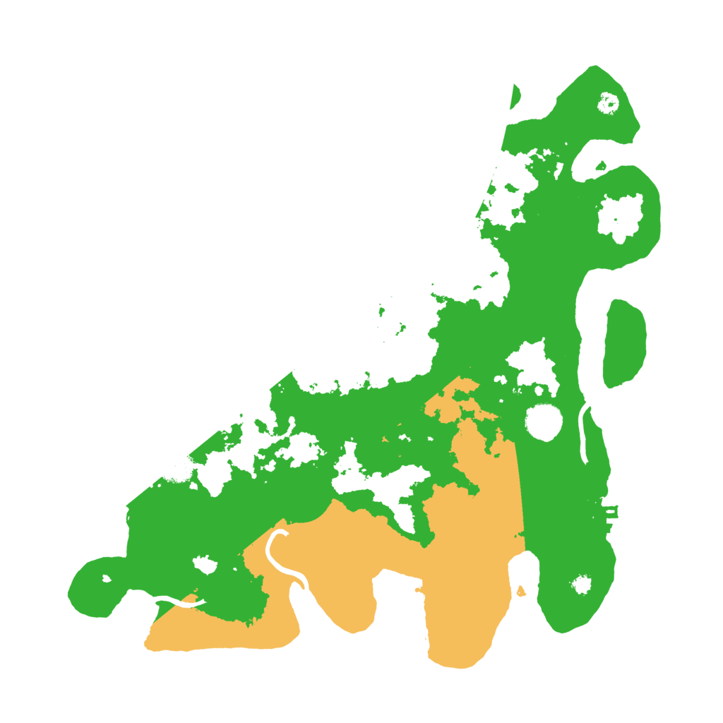 Biome Rust Map: Procedural Map, Size: 3500, Seed: 957877067