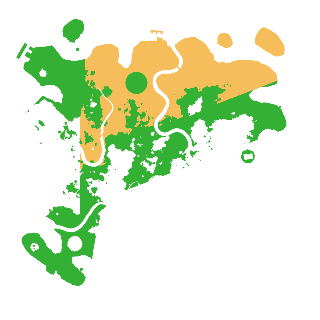 Biome Rust Map: Procedural Map, Size: 3850, Seed: 948180675