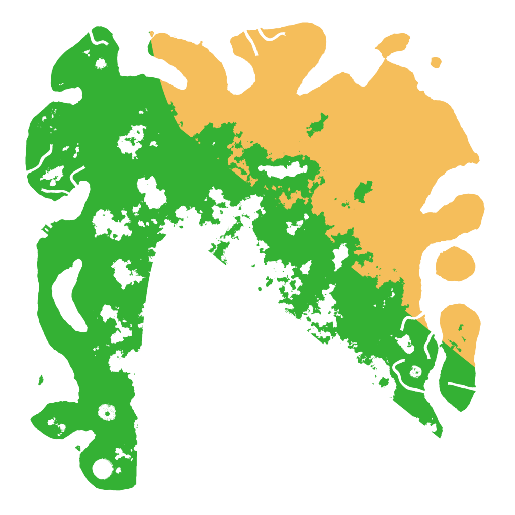 Biome Rust Map: Procedural Map, Size: 4500, Seed: 712925