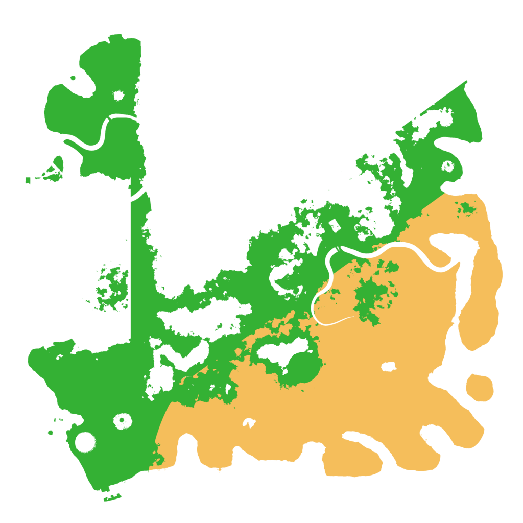 Biome Rust Map: Procedural Map, Size: 4500, Seed: 5621436