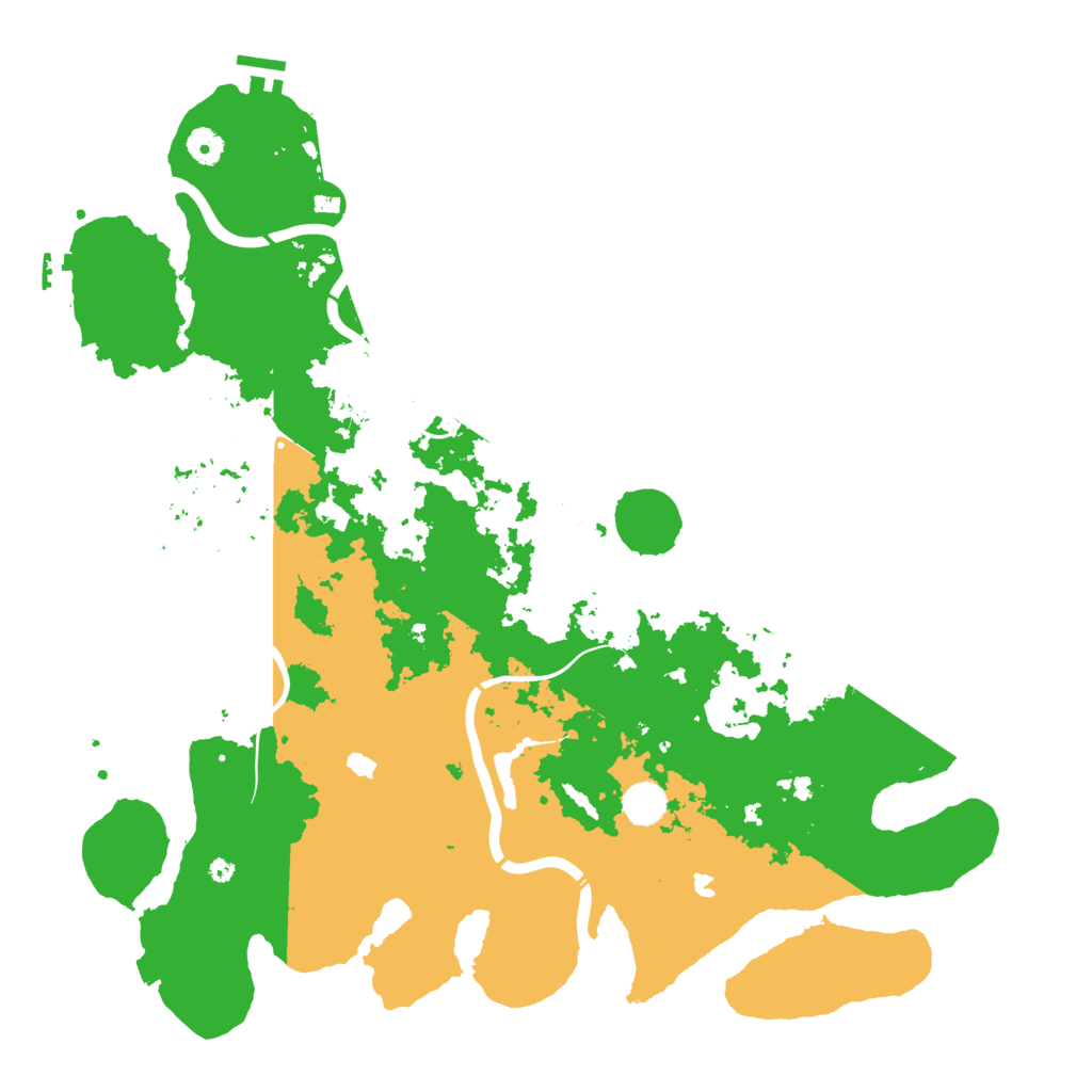 Biome Rust Map: Procedural Map, Size: 4500, Seed: 193595494