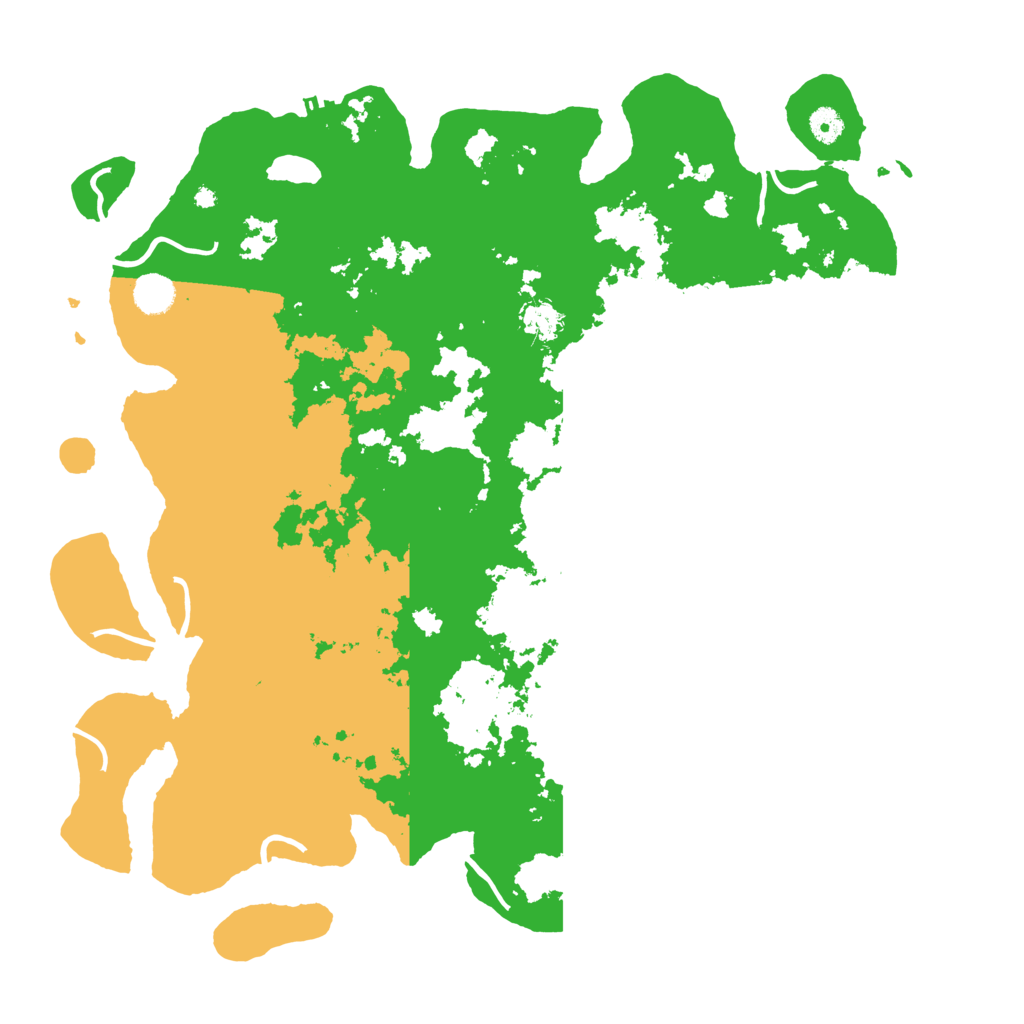 Biome Rust Map: Procedural Map, Size: 4500, Seed: 4565764