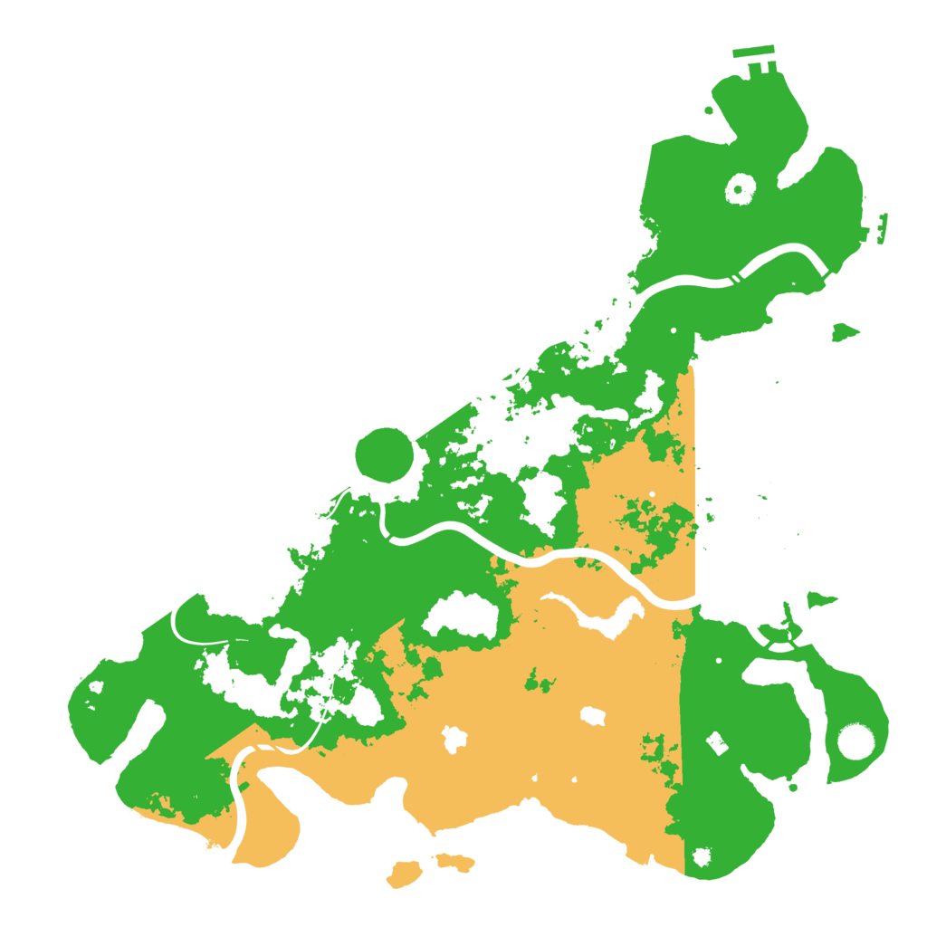 Biome Rust Map: Procedural Map, Size: 4500, Seed: 3739779