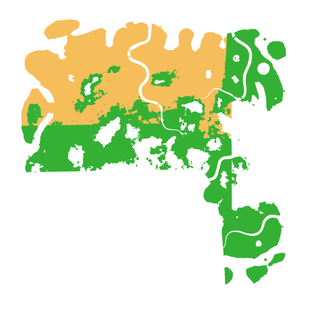Biome Rust Map: Procedural Map, Size: 4500, Seed: 2006775