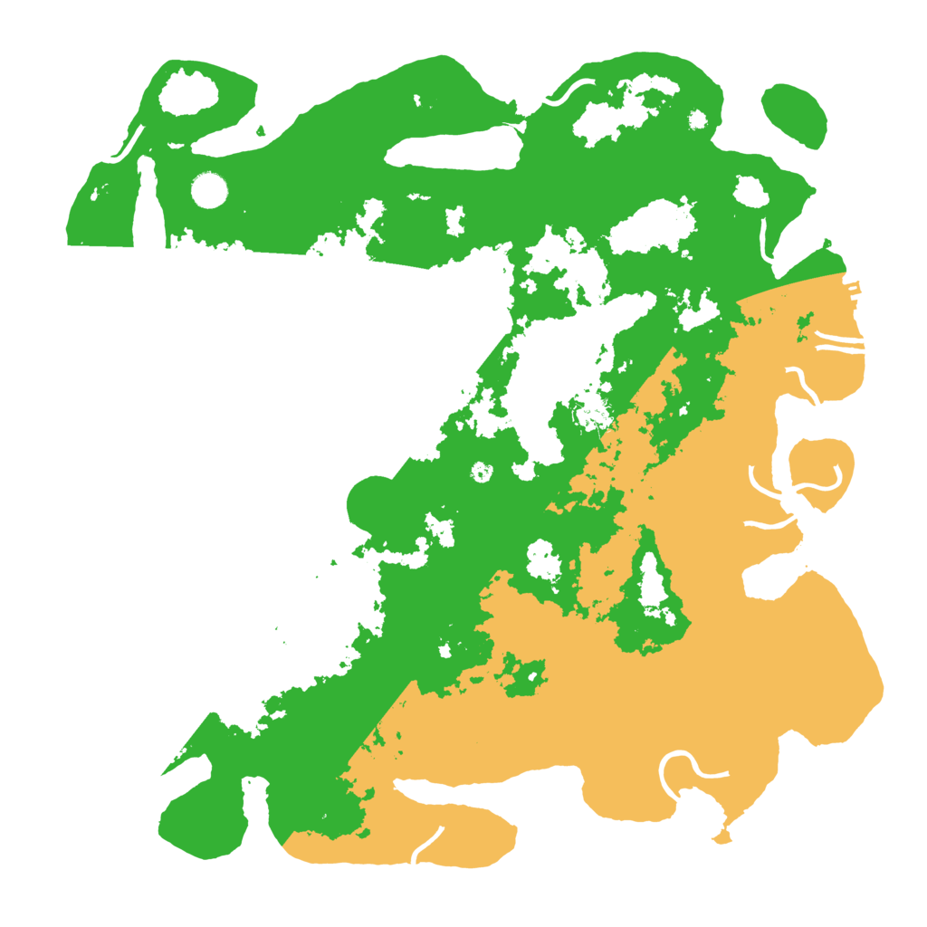 Biome Rust Map: Procedural Map, Size: 4500, Seed: 1890282