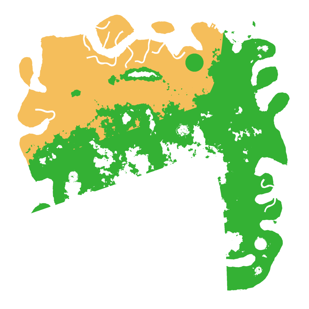 Biome Rust Map: Procedural Map, Size: 4500, Seed: 5733593