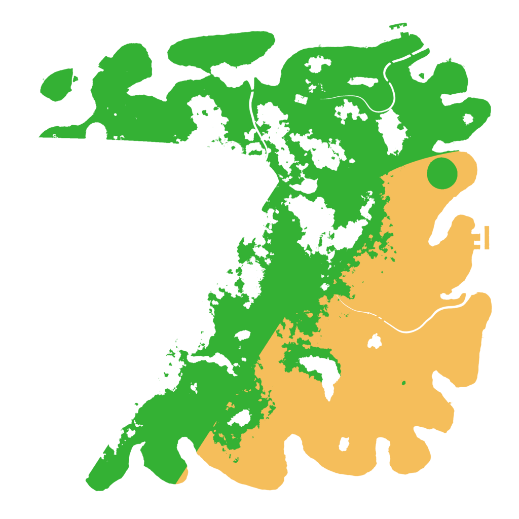 Biome Rust Map: Procedural Map, Size: 4500, Seed: 1297223