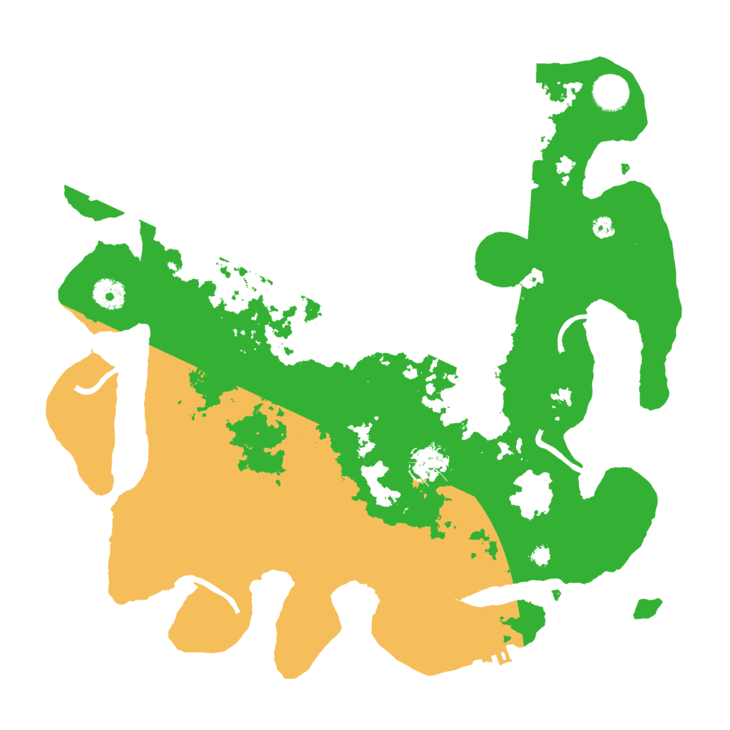 Biome Rust Map: Procedural Map, Size: 3500, Seed: 5970126