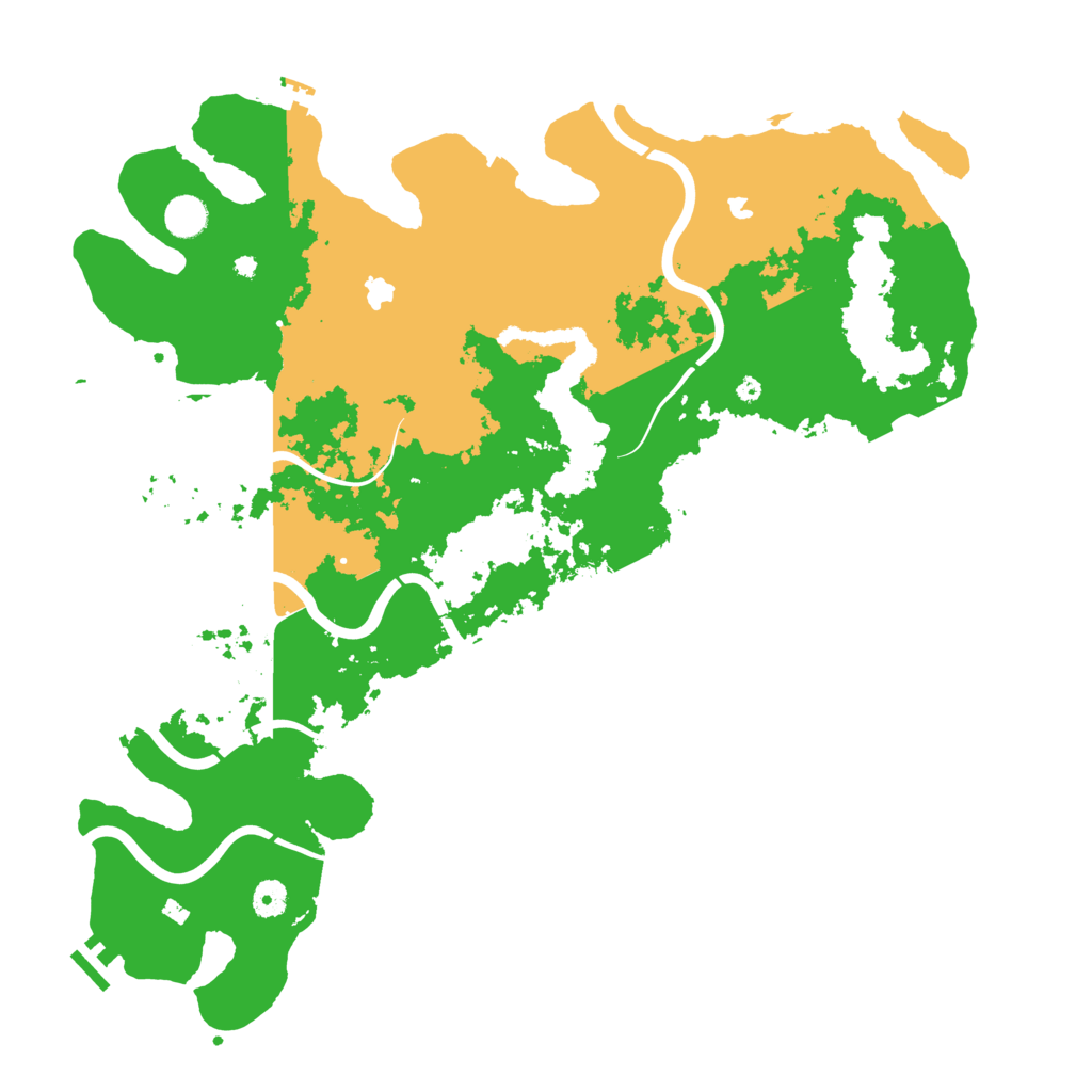 Biome Rust Map: Procedural Map, Size: 4500, Seed: 1967263