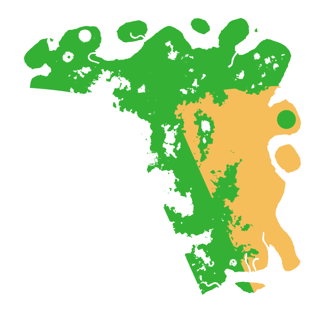 Biome Rust Map: Procedural Map, Size: 4500, Seed: 2862618