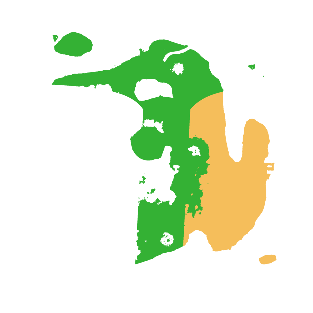 Biome Rust Map: Procedural Map, Size: 2500, Seed: 1050317744