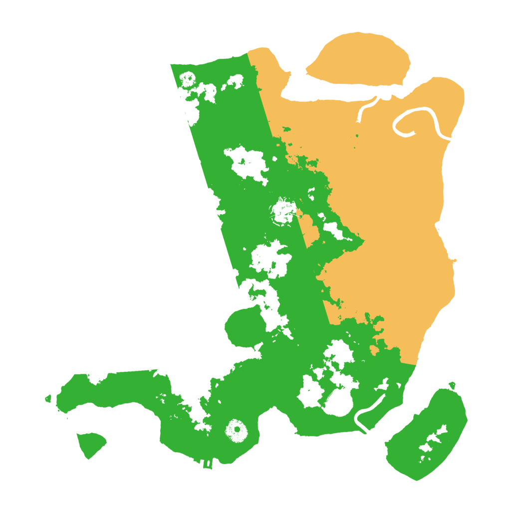 Biome Rust Map: Procedural Map, Size: 3500, Seed: 735614933