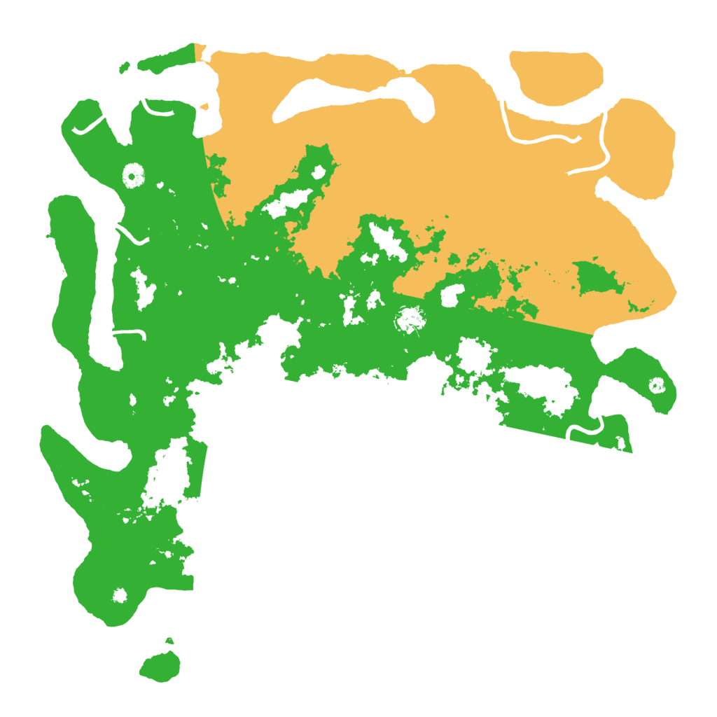 Biome Rust Map: Procedural Map, Size: 4500, Seed: 6258080