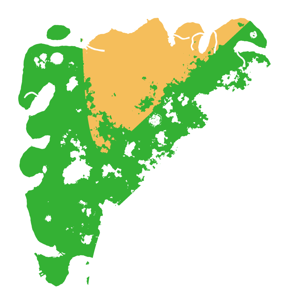 Biome Rust Map: Procedural Map, Size: 4500, Seed: 4510614