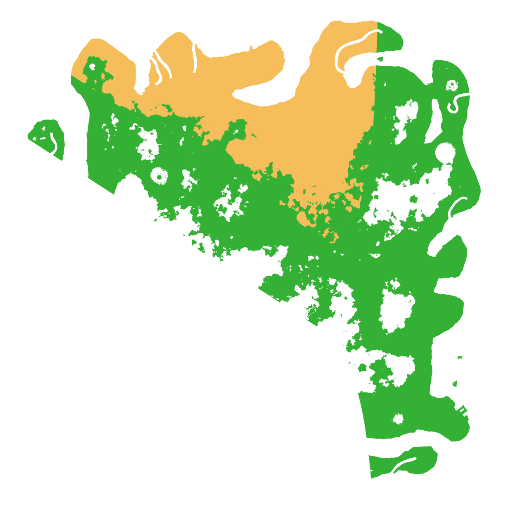 Biome Rust Map: Procedural Map, Size: 4500, Seed: 2234745