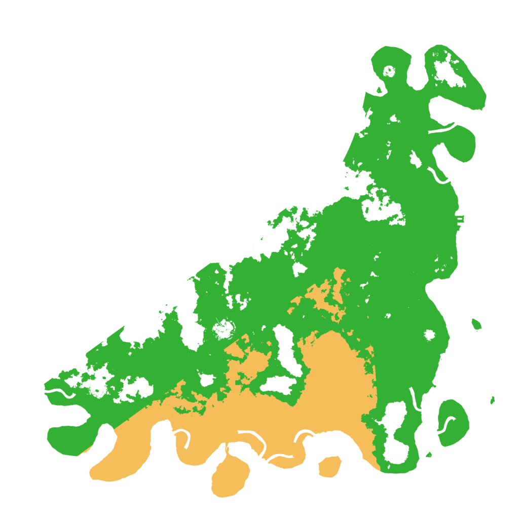Biome Rust Map: Procedural Map, Size: 4500, Seed: 3497647