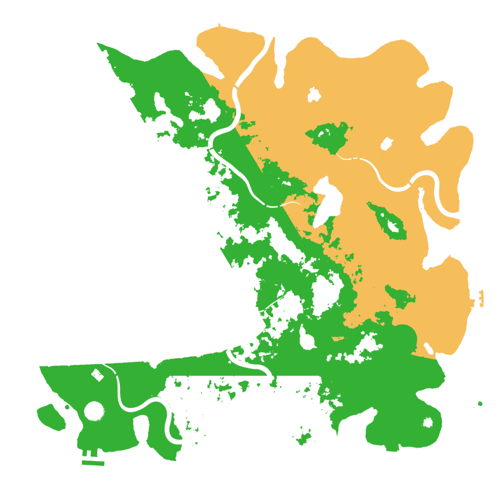 Biome Rust Map: Procedural Map, Size: 4500, Seed: 803441