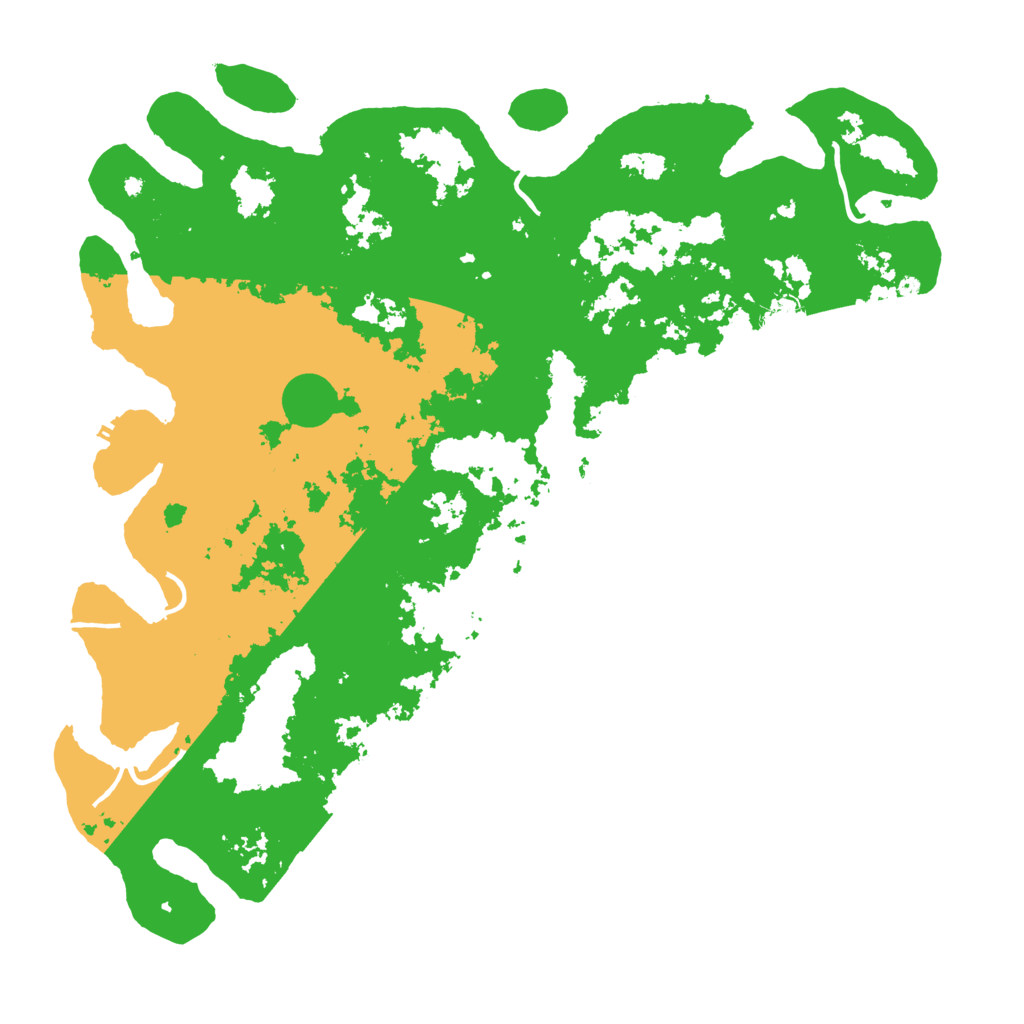 Biome Rust Map: Procedural Map, Size: 5000, Seed: 364889906