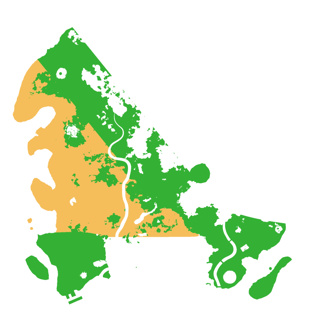 Biome Rust Map: Procedural Map, Size: 4400, Seed: 915893