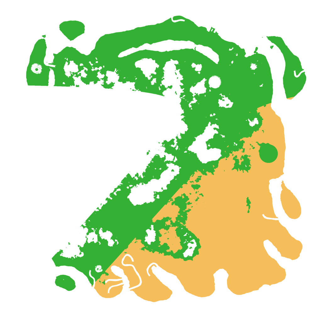 Biome Rust Map: Procedural Map, Size: 4600, Seed: 2