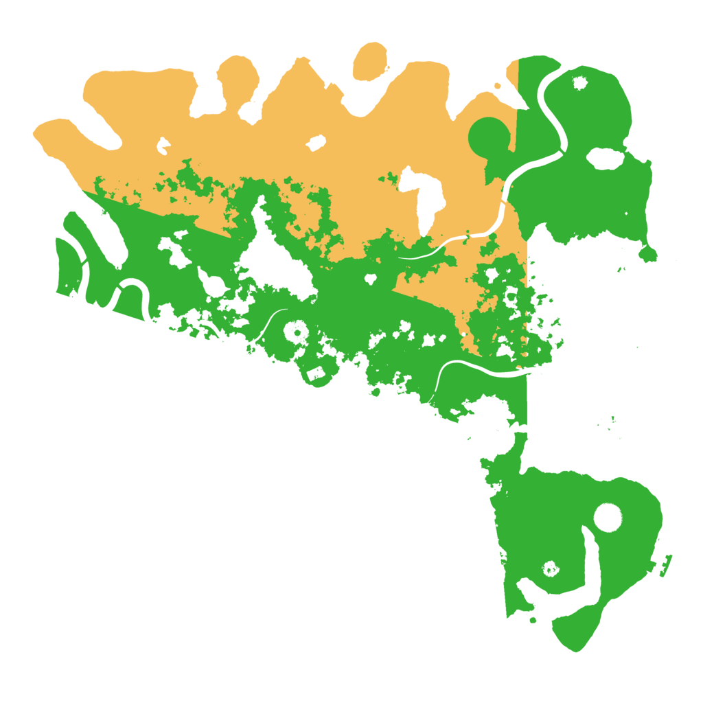 Biome Rust Map: Procedural Map, Size: 4500, Seed: 3224749