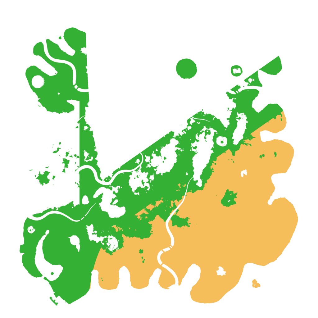 Biome Rust Map: Procedural Map, Size: 4500, Seed: 1984949