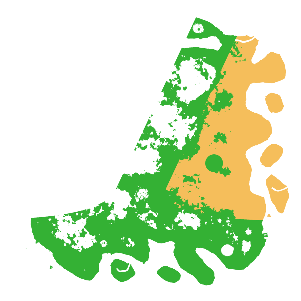 Biome Rust Map: Procedural Map, Size: 4500, Seed: 2710207