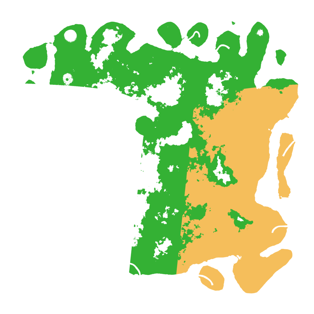 Biome Rust Map: Procedural Map, Size: 4500, Seed: 128074