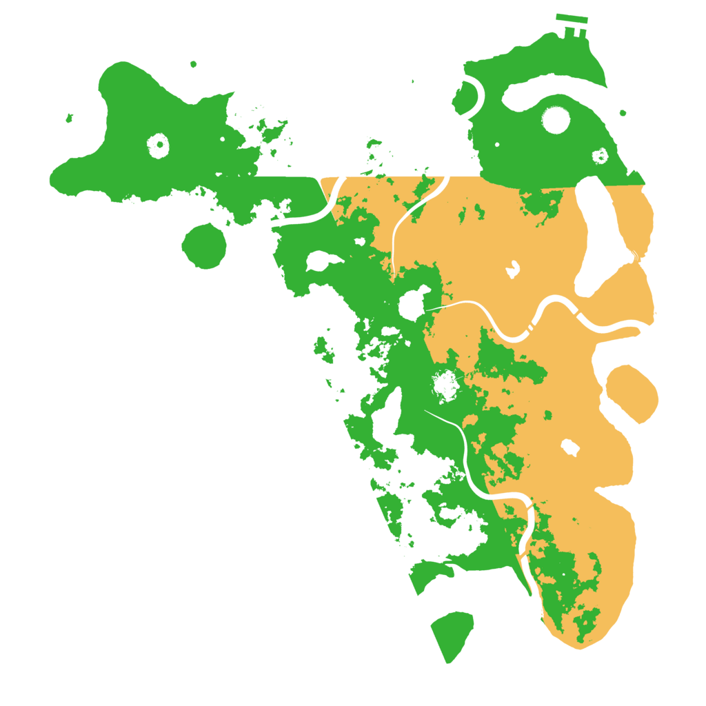 Biome Rust Map: Procedural Map, Size: 4500, Seed: 4762306