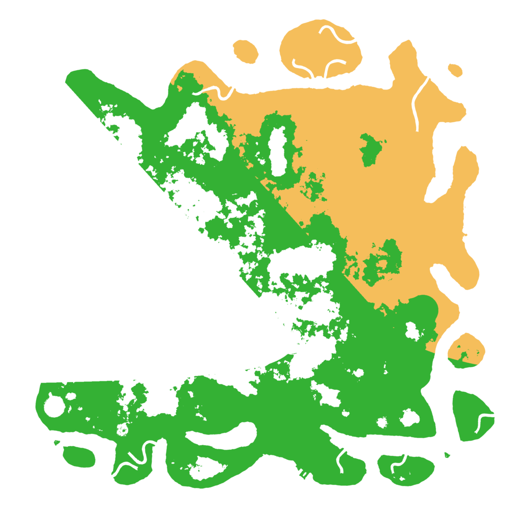 Biome Rust Map: Procedural Map, Size: 4500, Seed: 3070482