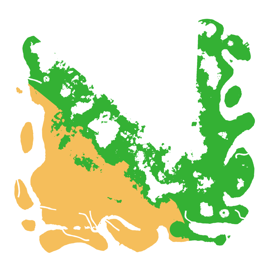 Biome Rust Map: Procedural Map, Size: 4500, Seed: 4524632