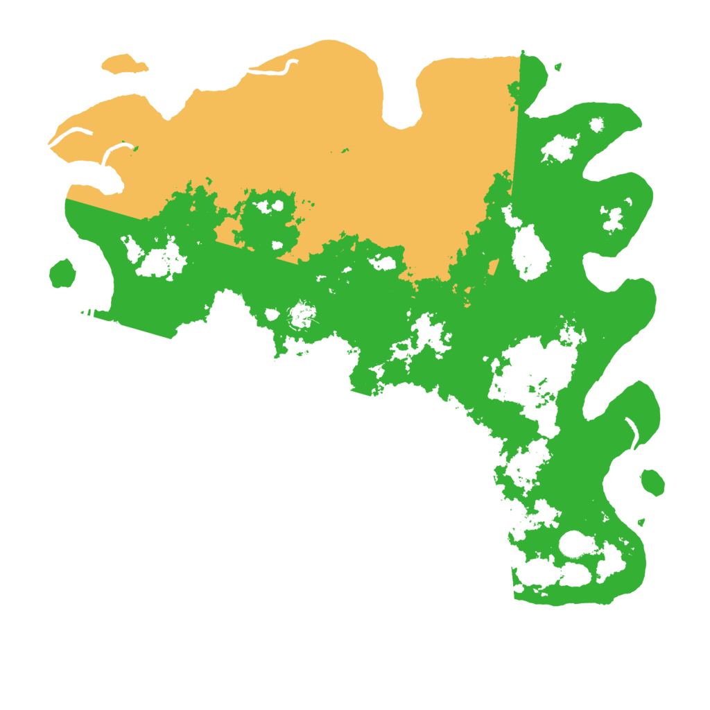 Biome Rust Map: Procedural Map, Size: 4500, Seed: 333686