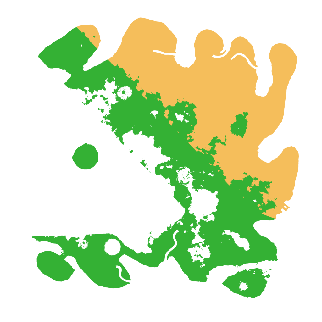 Biome Rust Map: Procedural Map, Size: 3500, Seed: 5465