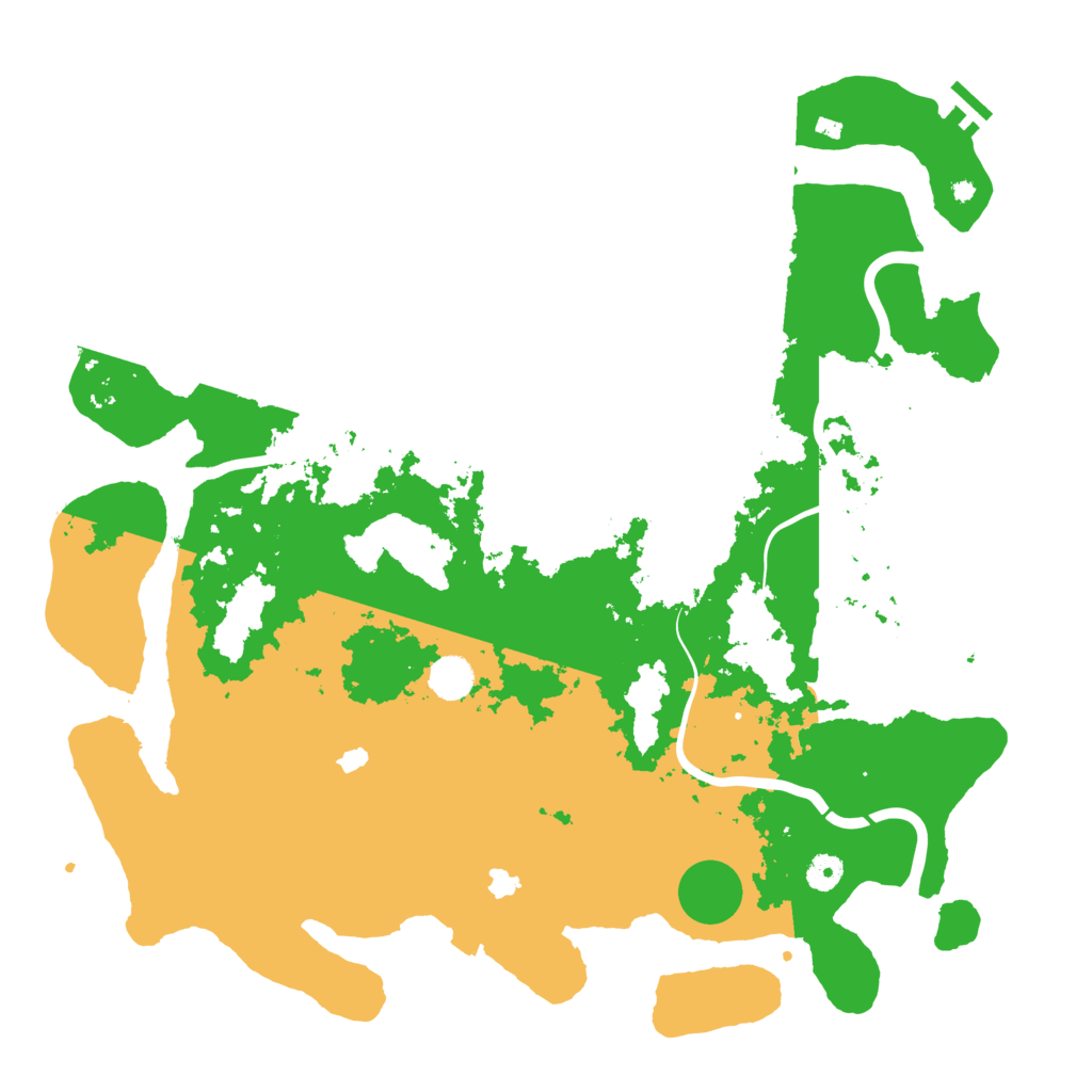 Biome Rust Map: Procedural Map, Size: 4500, Seed: 786335