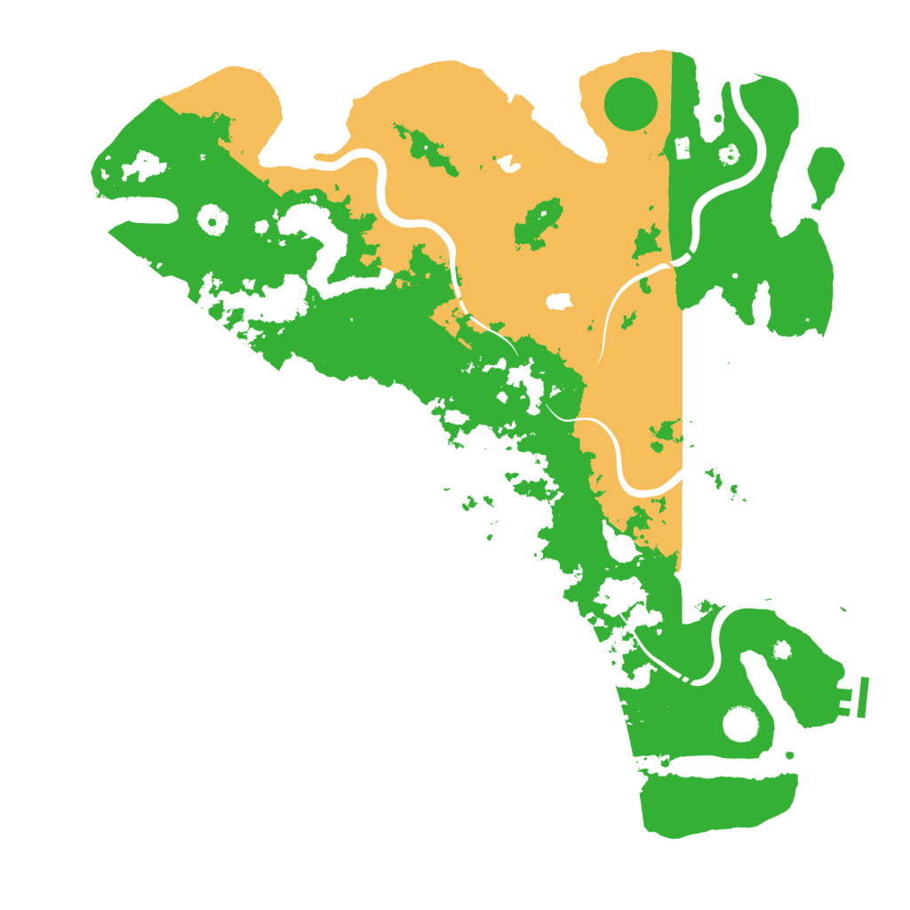 Biome Rust Map: Procedural Map, Size: 4500, Seed: 5591120